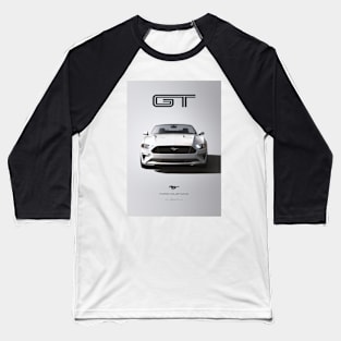 2018 Mustang Convertible Artwork Baseball T-Shirt